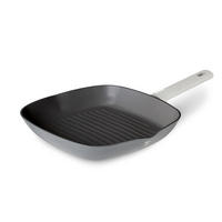 GRILLPFANNE Grau 28/28/4.1 cm 35548 - Grau, Kunststoff (28cm) - Berlinger Haus