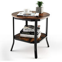 BEISTELLTISCH 50cm Braun - Braun, Holz (50/50/50cm) - COSTWAY