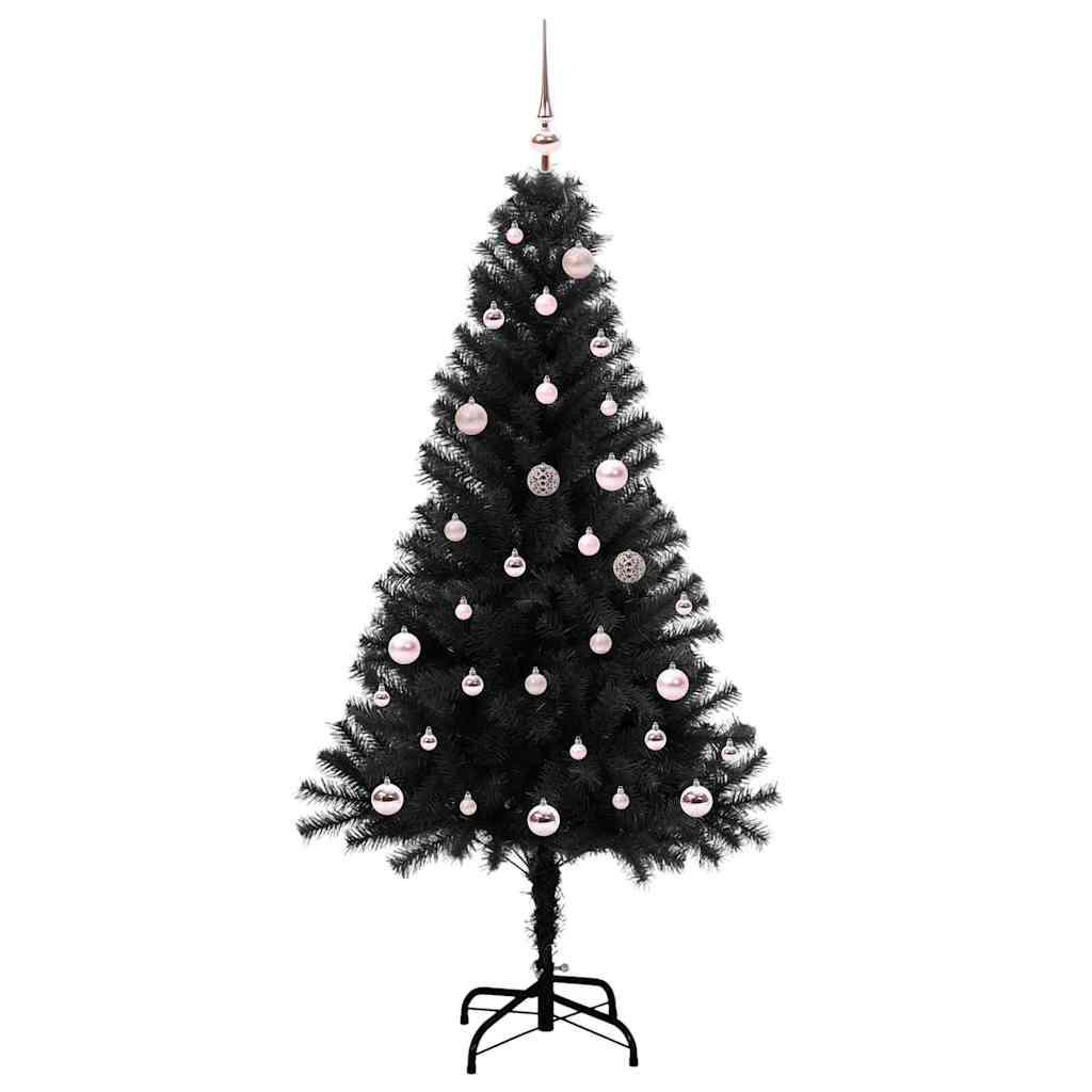 vidaXL Weihnachtsbaum Schwarz 150 cm