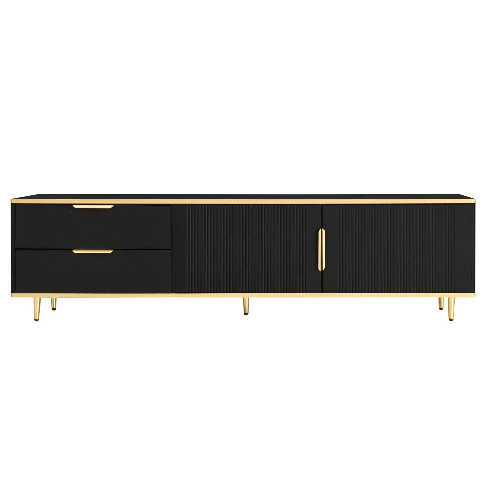 XXXLutz TV Schwarz 175x45x40 cm