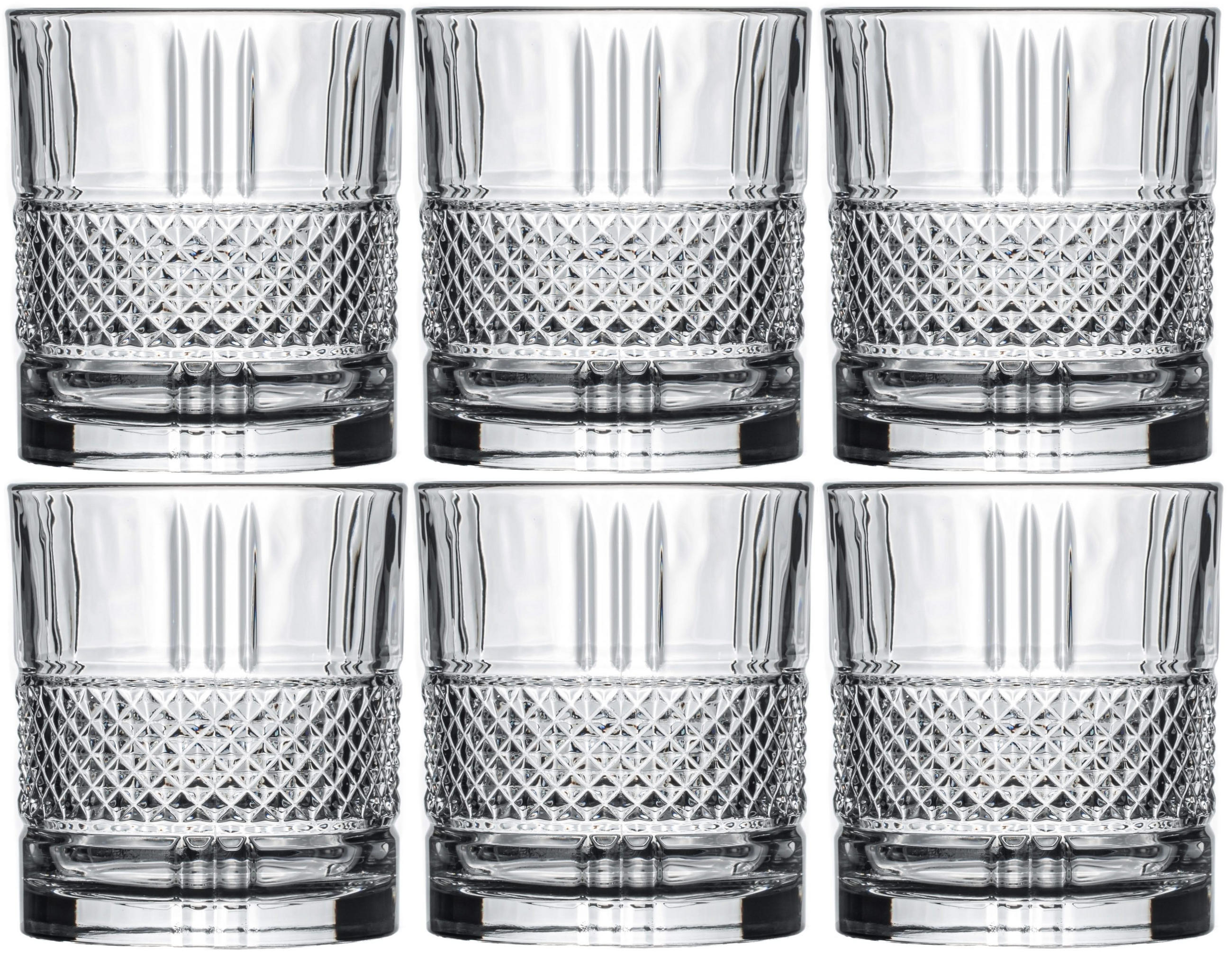 WASSERGLAS WHISKEYGLÄSER / Cocktailgläser / Wassergläser Monea 320 ml - 6 Stück - Transparent, Glas - Cookinglife
