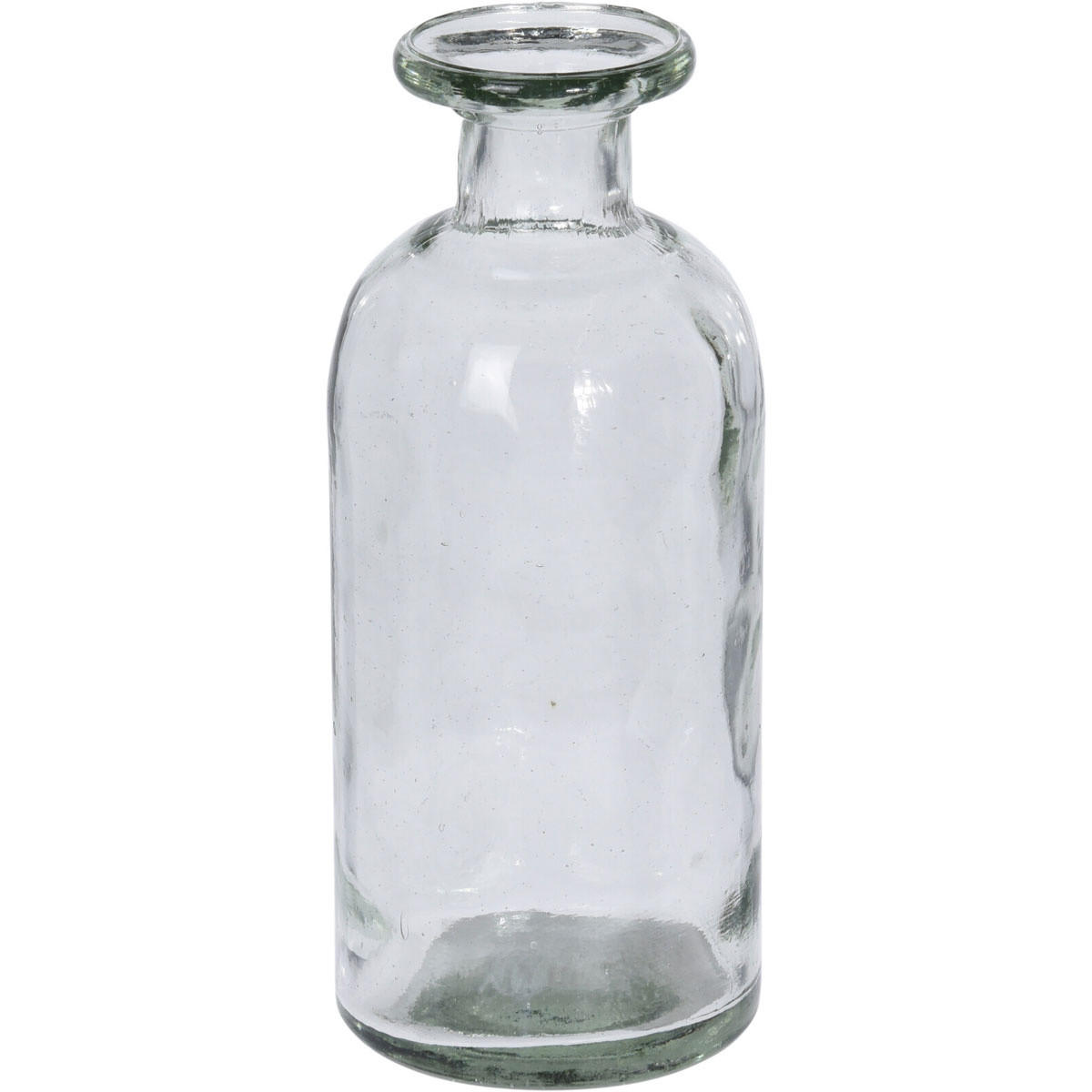 VASE und Flasche aus Recyclingglas 700 ml 8,5/8,5/20 cm - Transparent, Glas (20cm) - Home Styling Collection