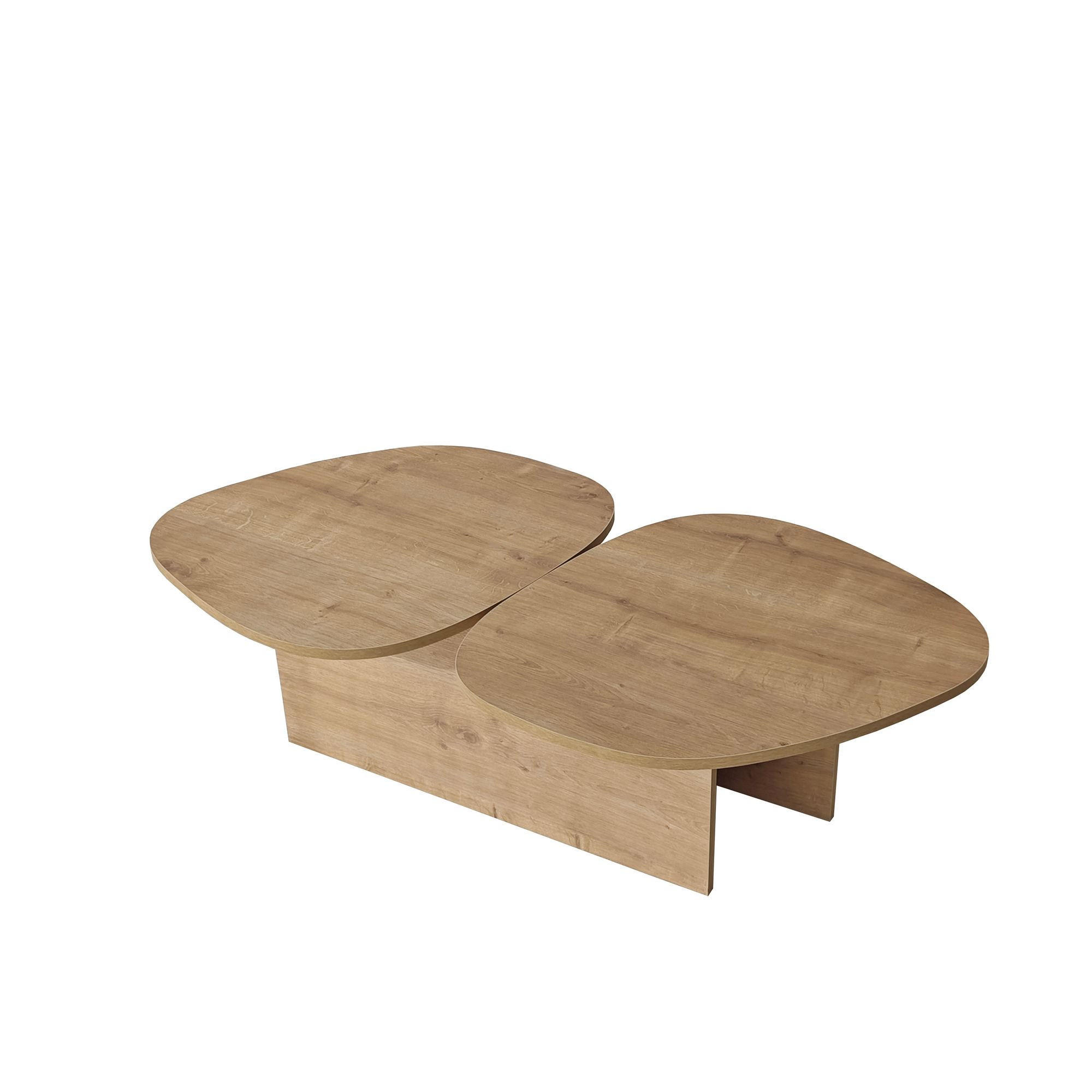 Habitat Garten Couchtisch Braun 60x38x125 cm