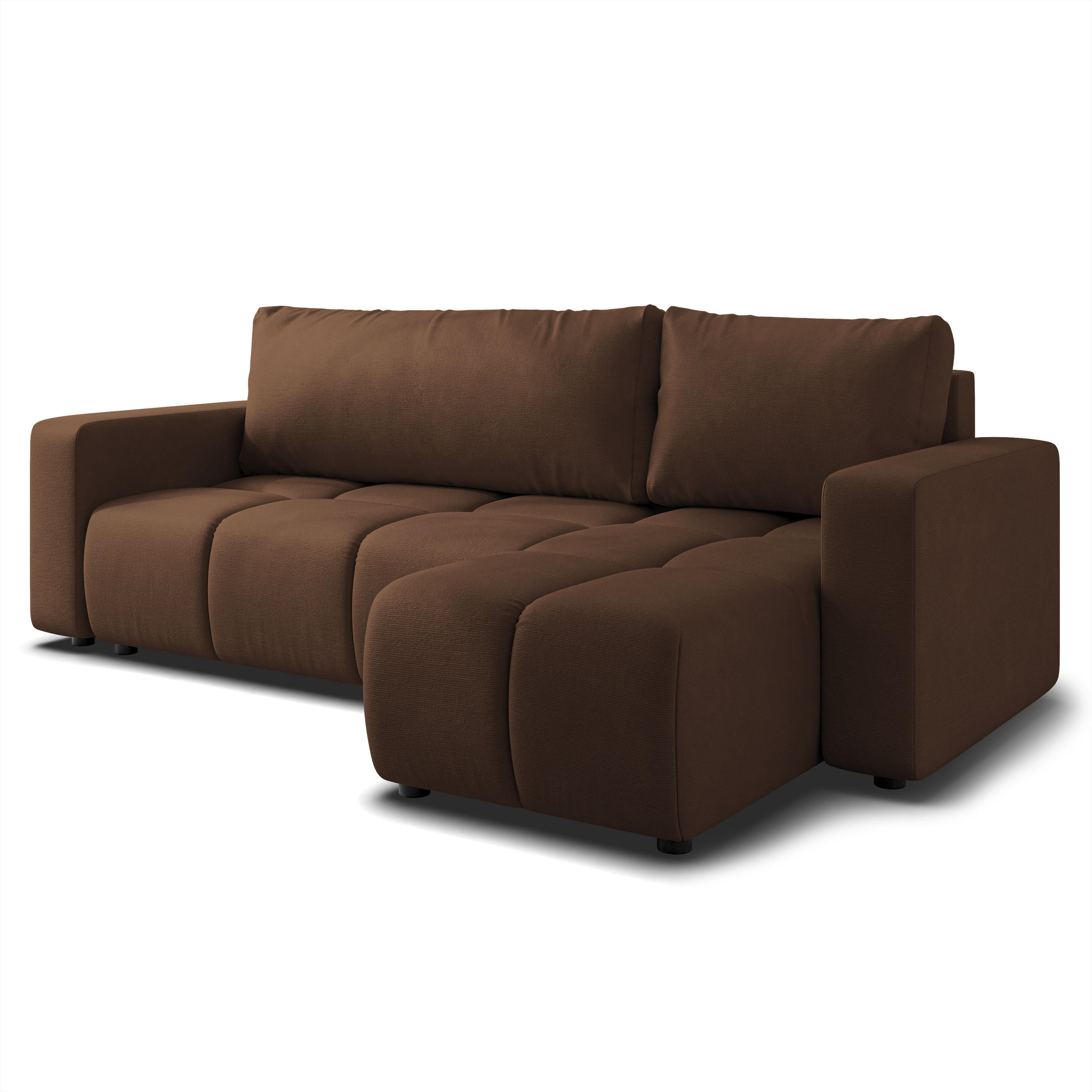 Masseno Ecksofa Braun 240x149 cm