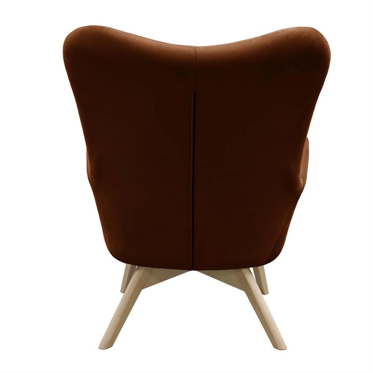 SESSEL SAND mit Buchenbeinen - Buchefarben/Braun, Textil (80/105/86cm) - Lookway