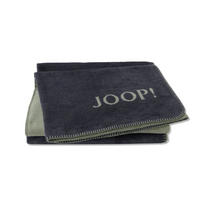 WOHNDECKE MELANGE-DoubleFace Navy-Oliv 150 x 200cm - Blau, Textil (150/200cm) - Joop!