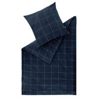 FLANELL BETTWÄSCHE CHECK - Titanfarben, Textil (200/200cm) - Esprit