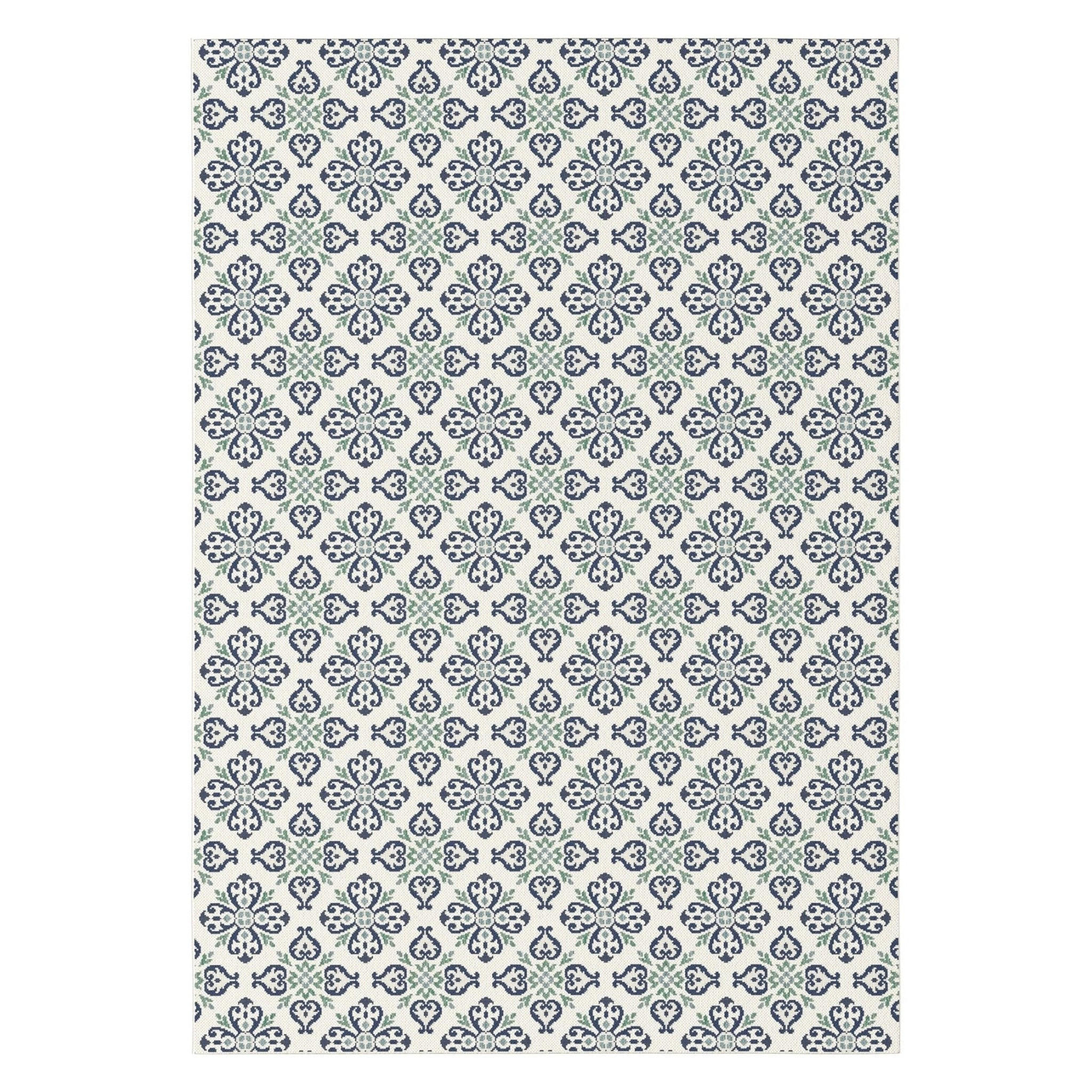 TEPPICH für Innen und Außen fleckenbeständig blau - Blau, Textil (120/170cm) - AFK Living