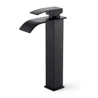 WASCHTISCHARMATUR Evio - Schwarz - Schwarz, Keramik/Metall (5/30/10.5cm) - Akord