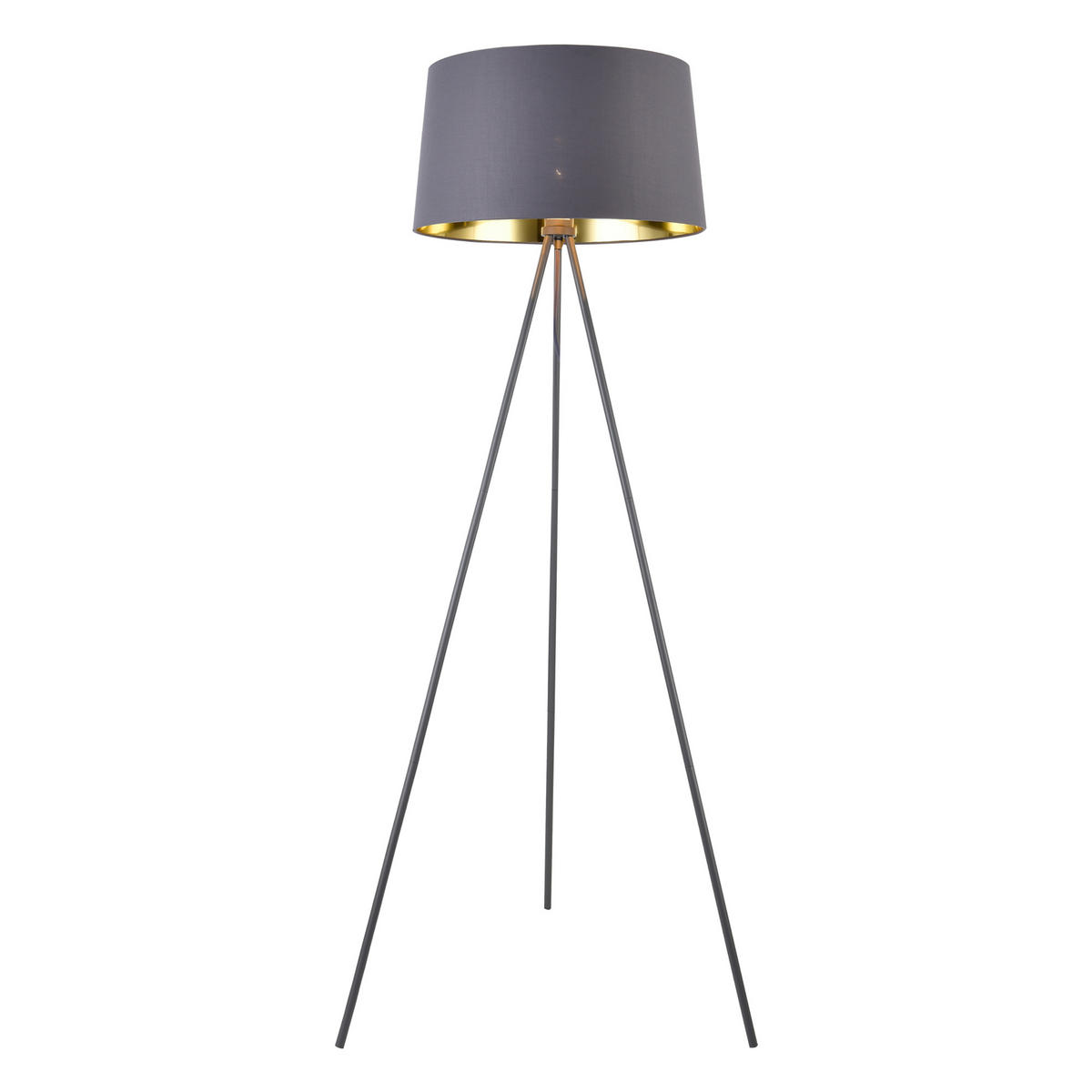 STEHLEUCHTE Manchester - Grau, Metall (45/45/150cm) - lux.pro