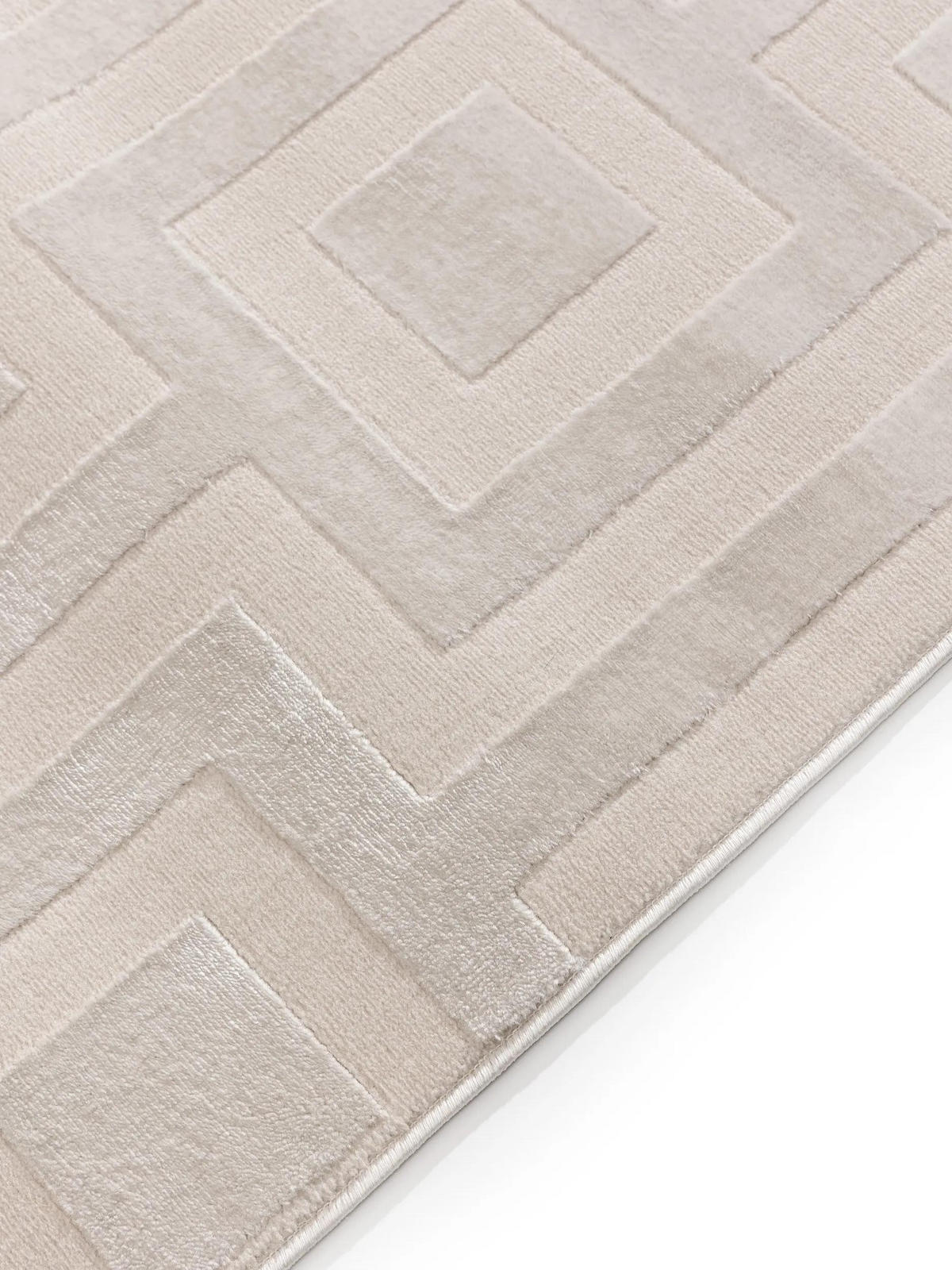 TEPPICH Claire Cream 240x340 cm - Creme, Kunststoff (240/340cm) - benuta