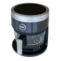 FRITTEUSE GLAS, 3,5L, ohne Öl - Schwarz, Glas (27.5/31.8/32cm) - Westfalia