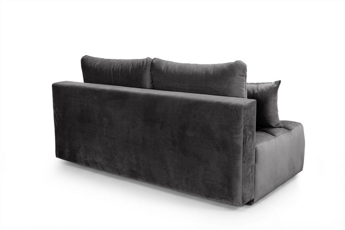 SCHLAFSOFA Nina - Anthrazit, Holzwerkstoff/Textil (200/96/107cm) - Fun Möbel