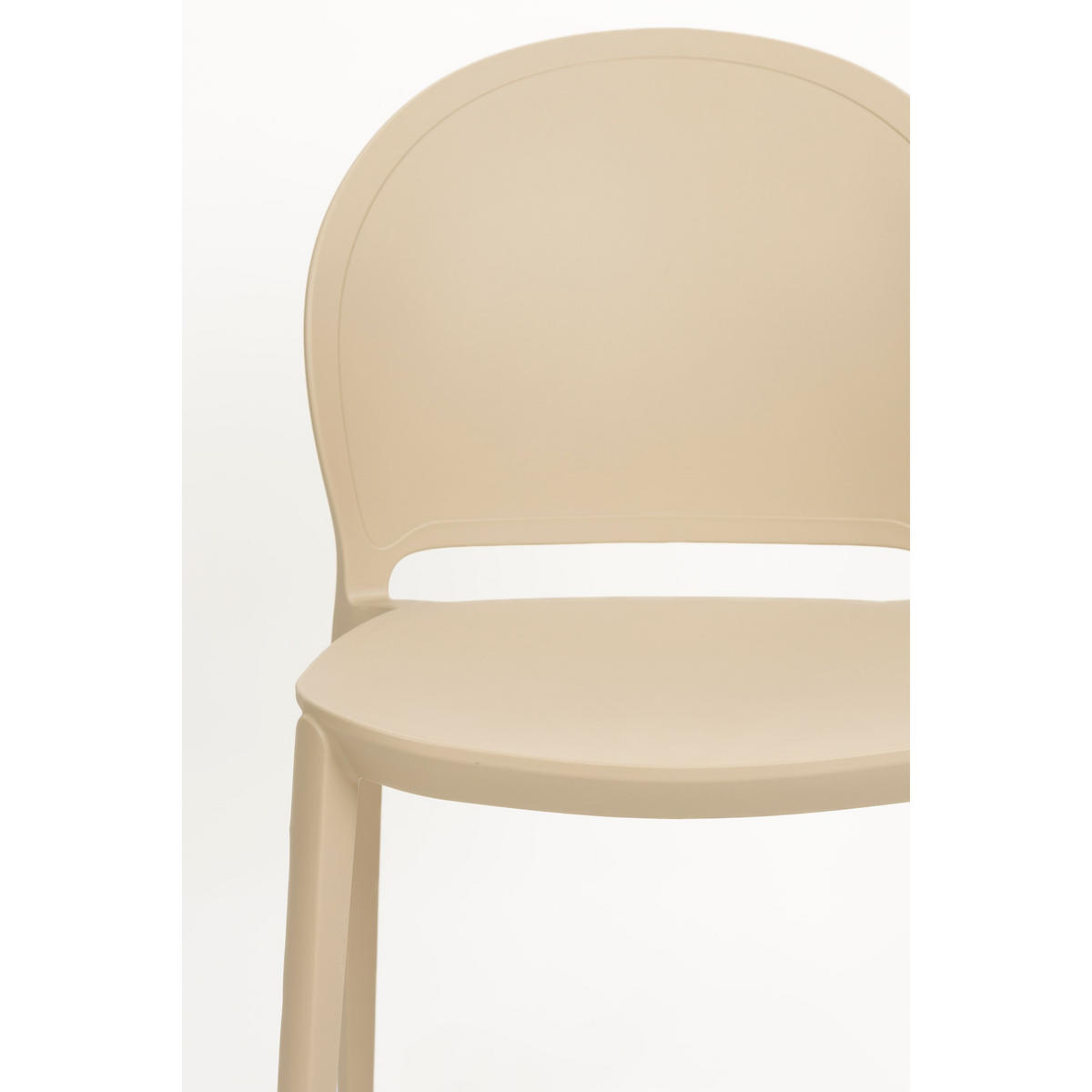 GARTENSTUHL Sjoerd Beige - 4 er Set - Beige, Kunststoff (45/82/52cm) - Housecraft Living