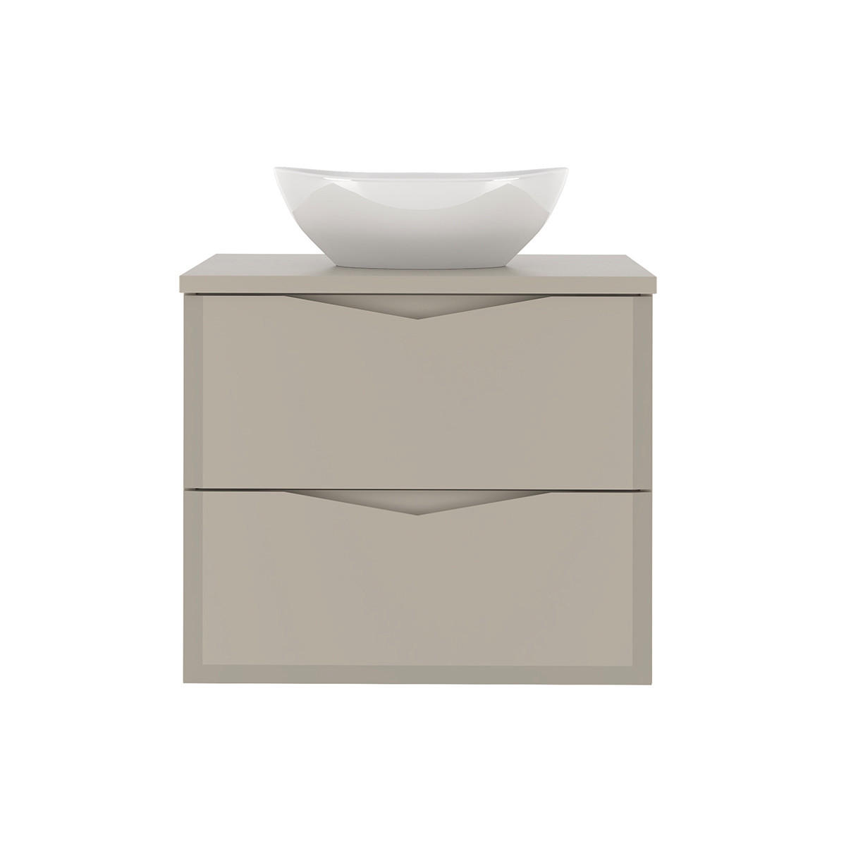 WASCHTISCH 60.6cm Ellie Kaschmir - Beige, Holzwerkstoff (60.6/52.2/46.5cm) - Petits-meubles