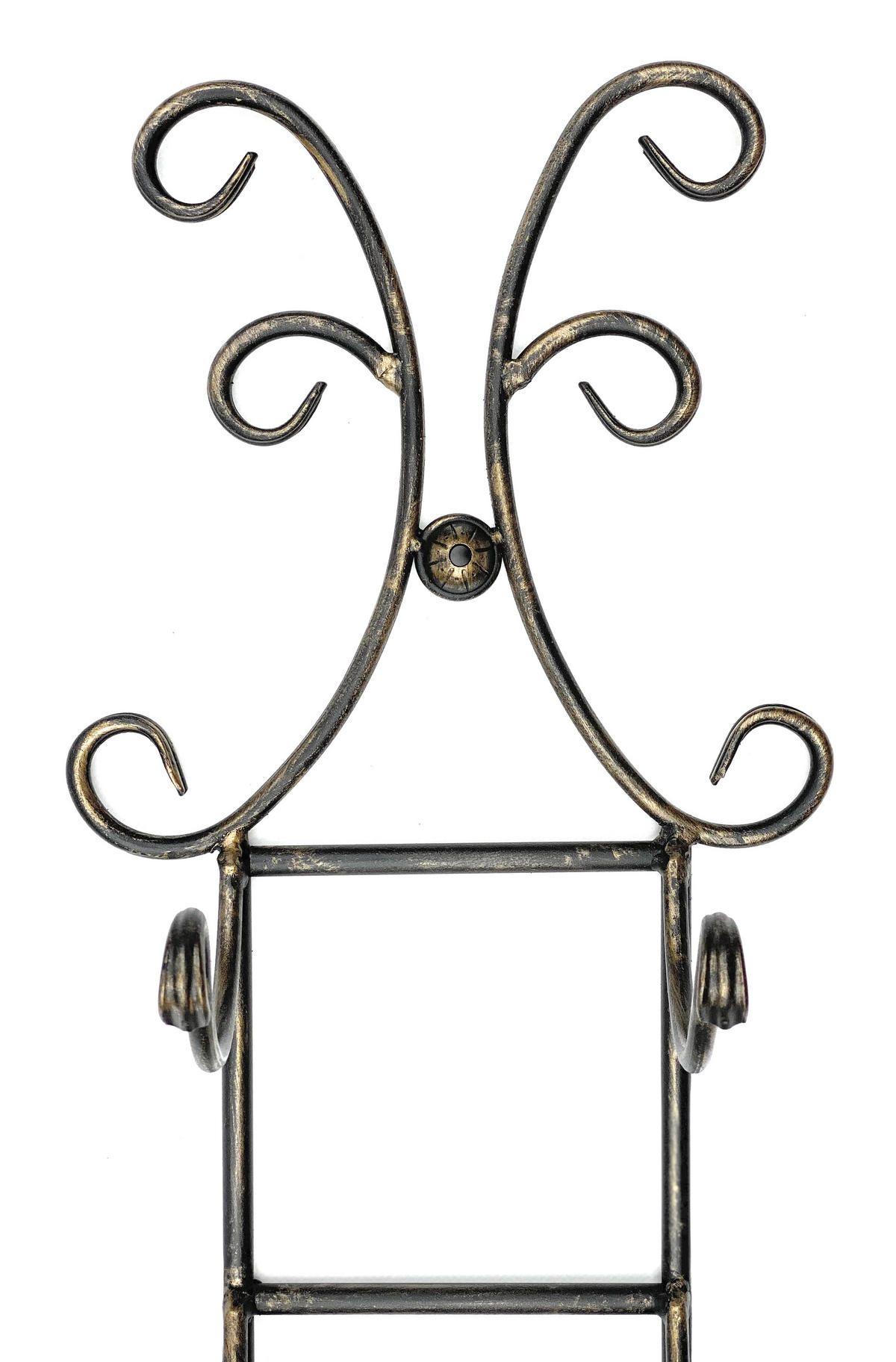 HANDTUCHHALTER für die Wand Metall Schwarz 116 cm - Schwarz, Metall (28/116/15cm) - DanDiBo