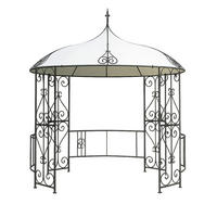 ERSATZDACH für die Pavillons Burma und Sumatra, Pavillondach rund, Durchmesser 300 cm, Frabe: weiss - Weiß, Kunststoff (300/0.3/300cm) - TPFGarden