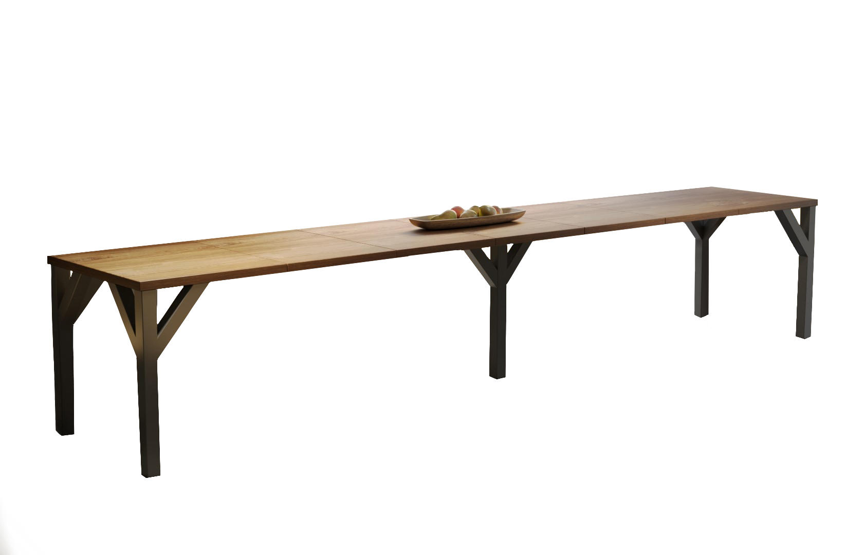 ESSTISCH XXL Dunaj ausziehbar bis 405 cm - Eiche San Remo, Holzwerkstoff (130/90/75cm) - Endo-Moebel