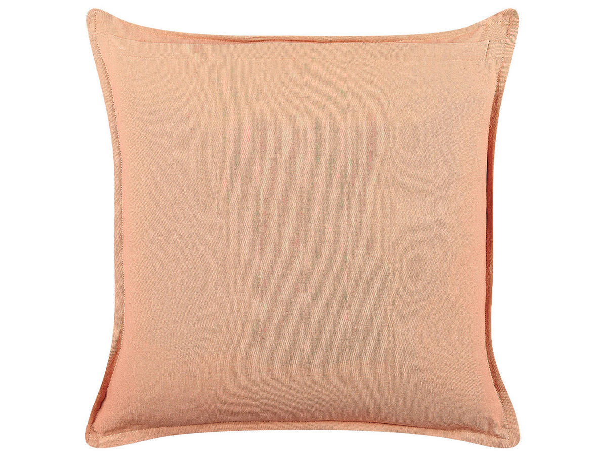 DEKOKISSEN 2er-Set Rosa 45/45 cm Rhodocoma - Pink, Textil (45/45cm) - Beliani