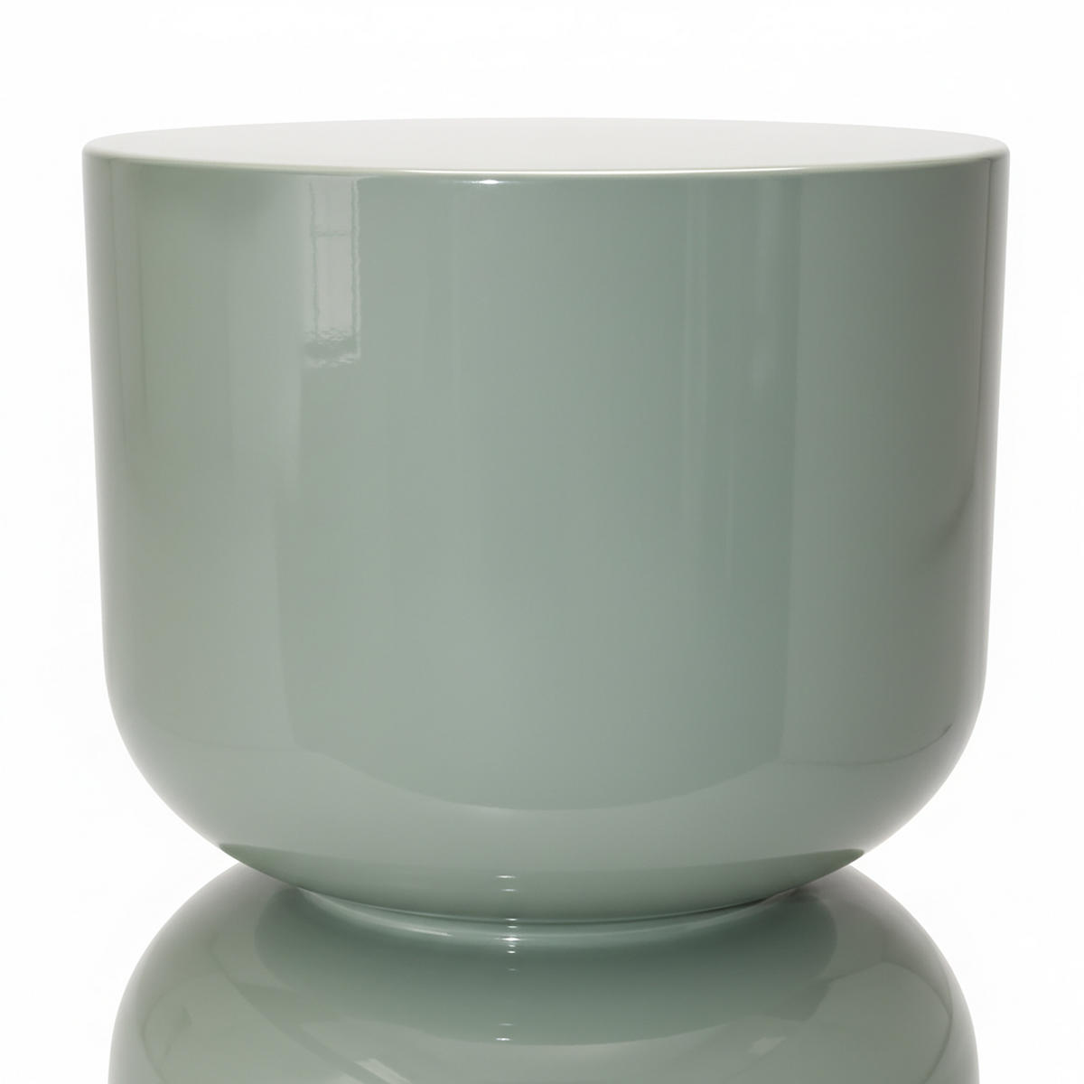 STRANSKA miza - zelena, kovina (36/36/46cm) - Relaxdays