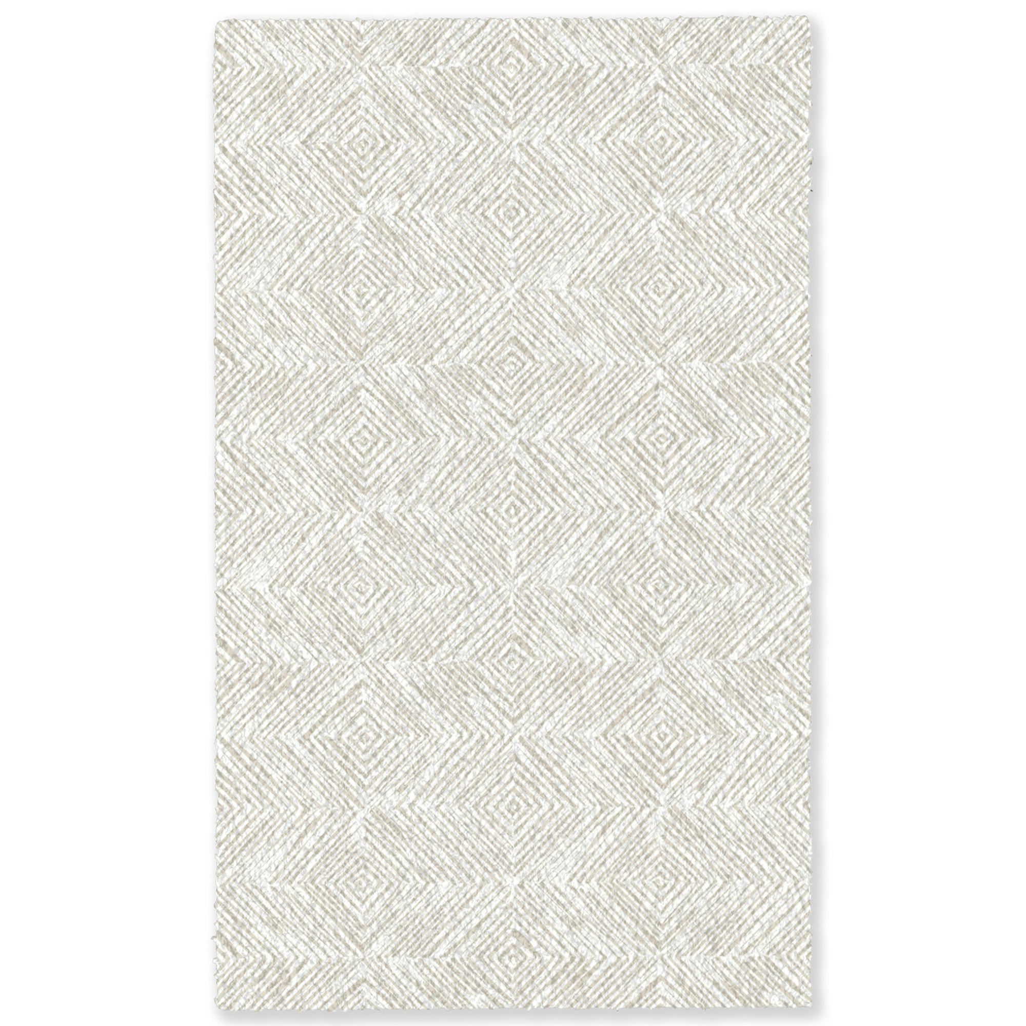 KOBERCE - Abstraktné - Diamanty - Béžová - 90x150 cm - béžová, textil/plast (90/0.4cm) - OnlyWow