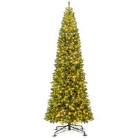 WEIHNACHTSBAUM große Tannenform mit LEDs 360 cm grün - Grün, Kunststoff (360cm) - COSTWAY