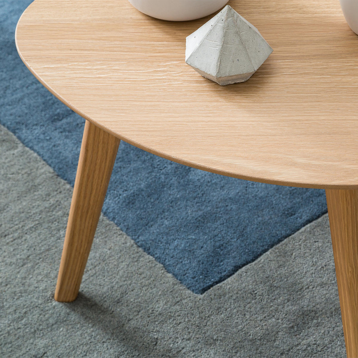 BEISTELLTISCH - Eiche teilmassiv - Eichefarben, Holz/Holzwerkstoff (48/48/45cm) - home24