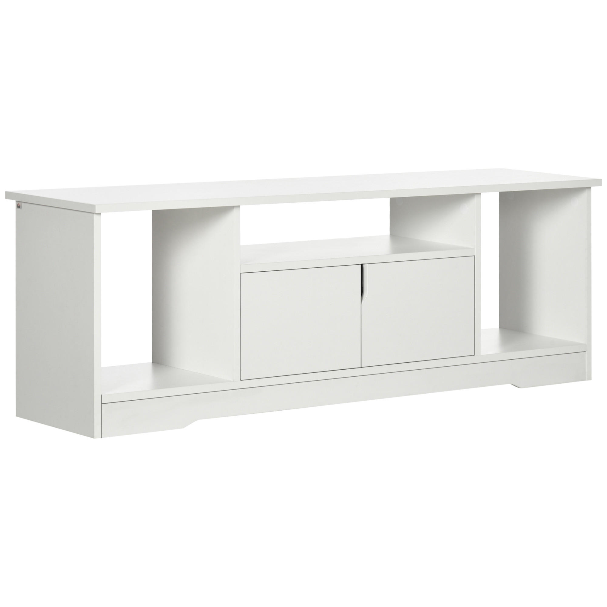 TV-MÖBEL Weiß 1 Stück - Weiß, Holzwerkstoff (120/41/30cm) - GiPP