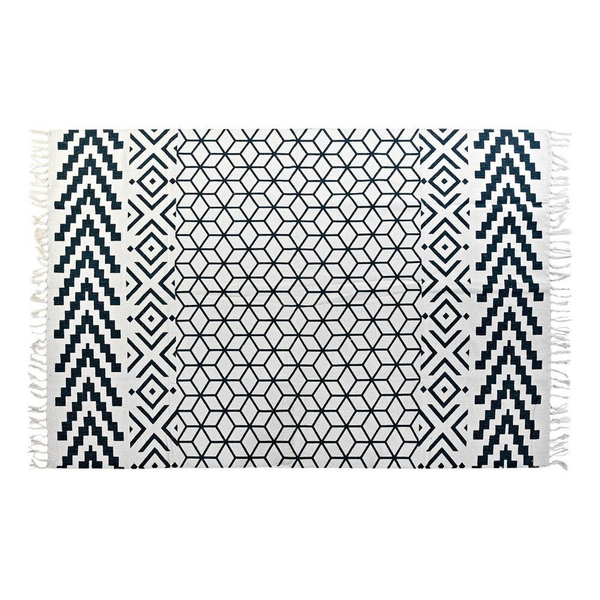 TEPPICH Grau Weiß (160 x 230 x 1 cm) - Multicolor, Textil (160/230cm) - DKD Home Decor
