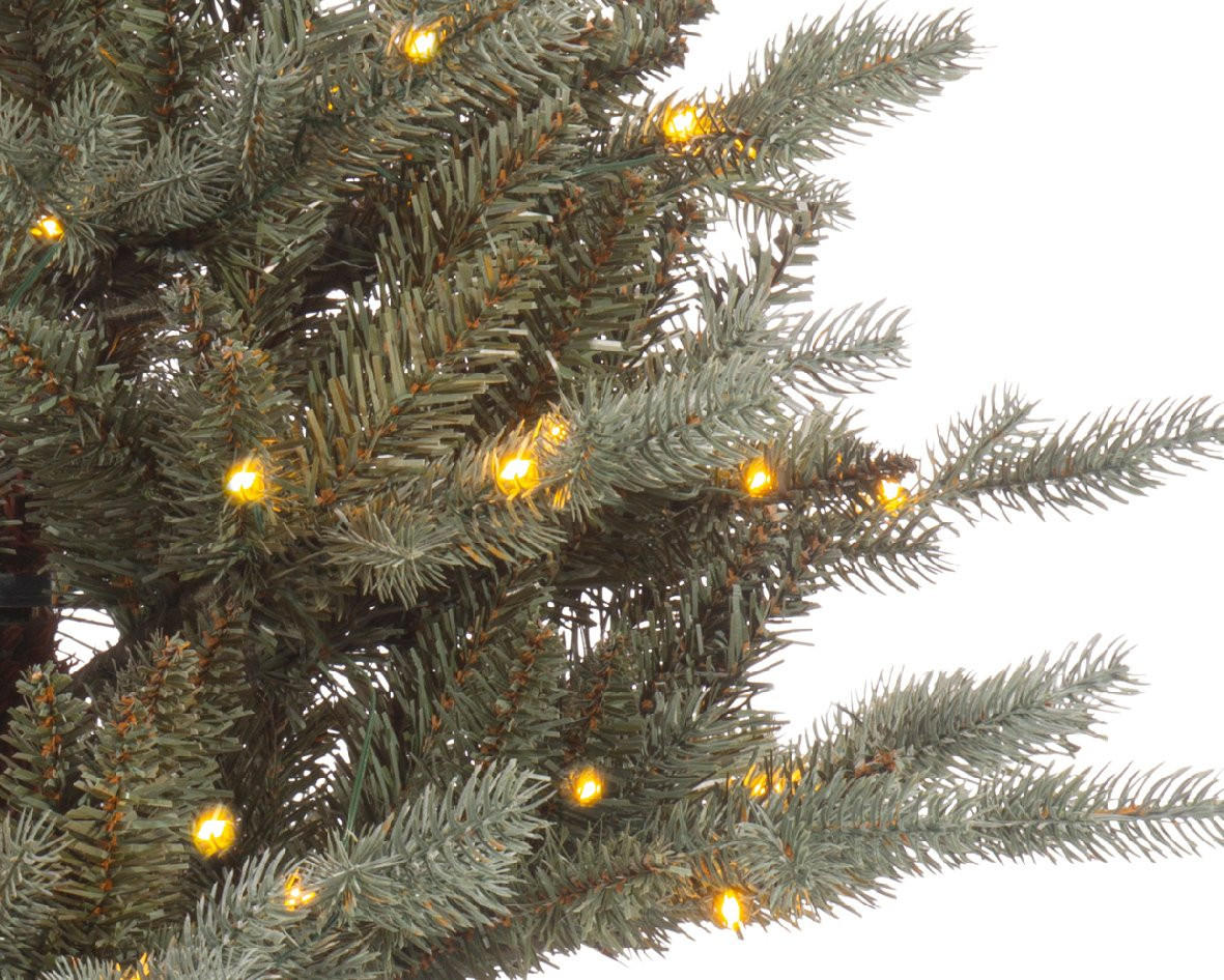 WEIHNACHTSBAUM mit Beleuchtung, 120 cm - Grün, Kunststoff (76/120cm)