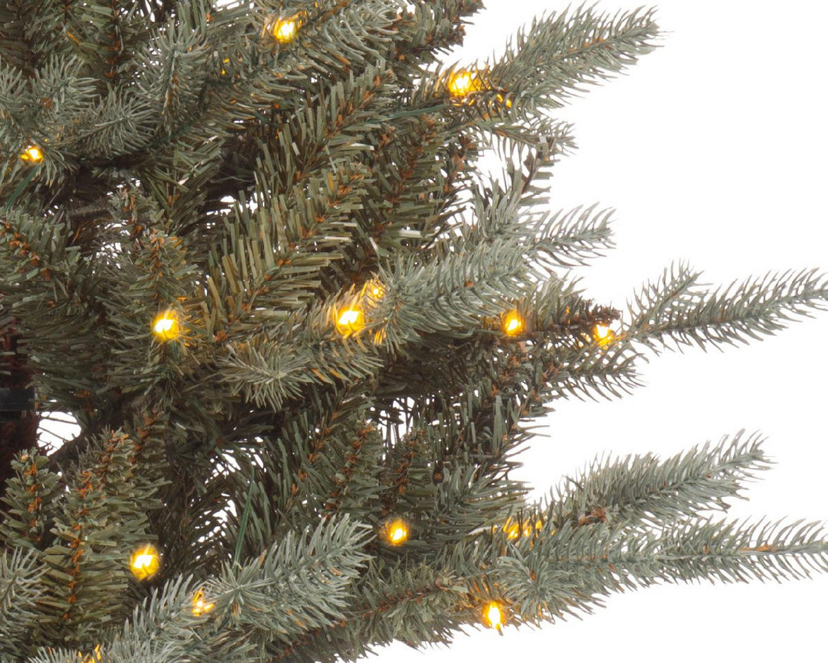 WEIHNACHTSBAUM mit Beleuchtung, 120 cm - Grün, Kunststoff (76/120cm)