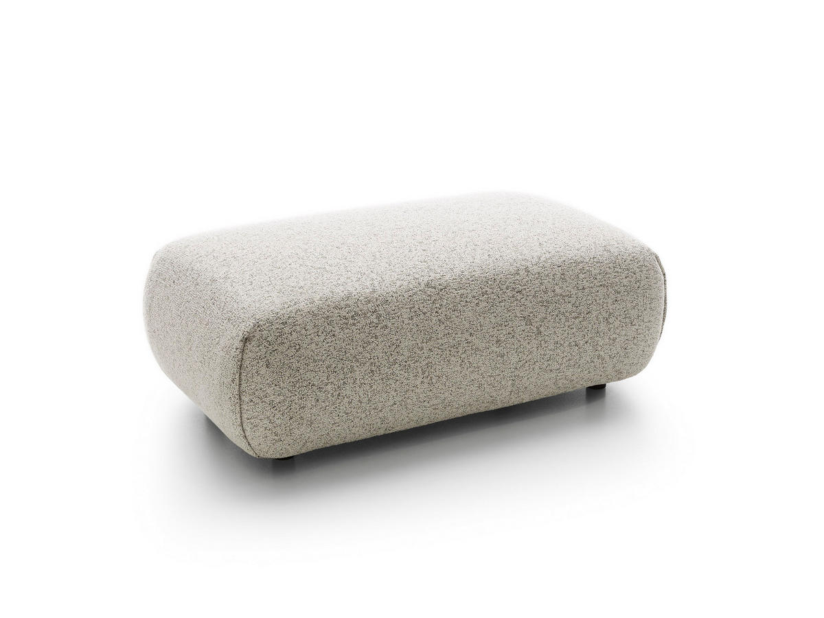 MASSENO Sitzhocker ZEST, Modern Polsterhocker, Fußhocker Beige - Beige, Holzwerkstoff/Kunststoff (70/42/113cm) - MASSENO