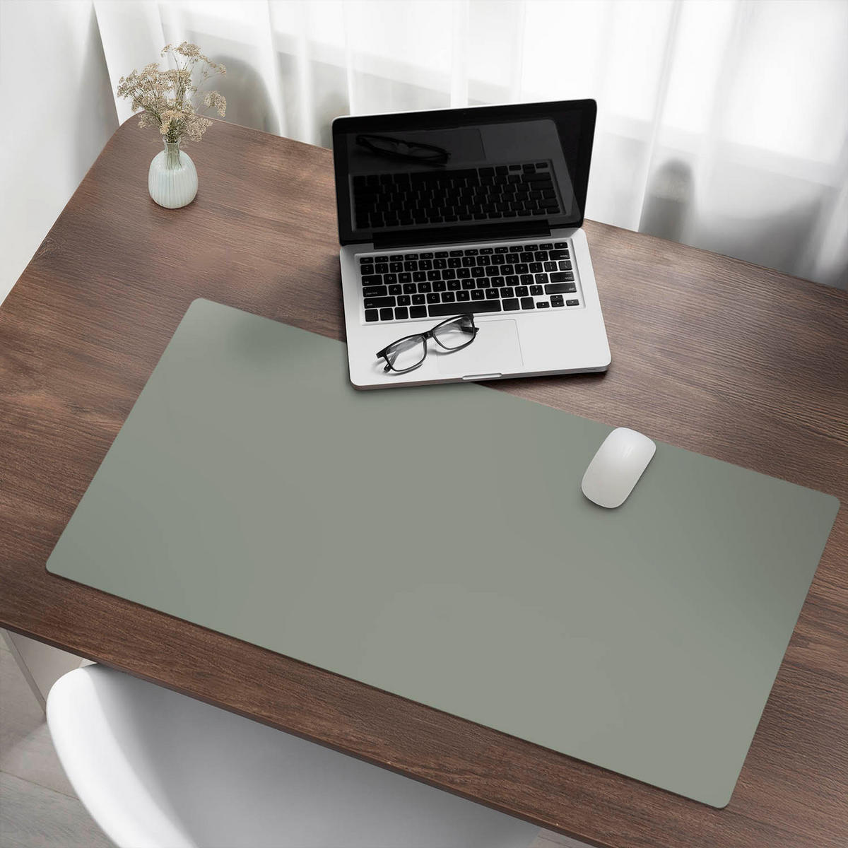 SCHREIBTISCHUNTERLAGE 100x50 cm Grün - Grün, Kunststoff (100/50/1.6cm) - Wallfluent