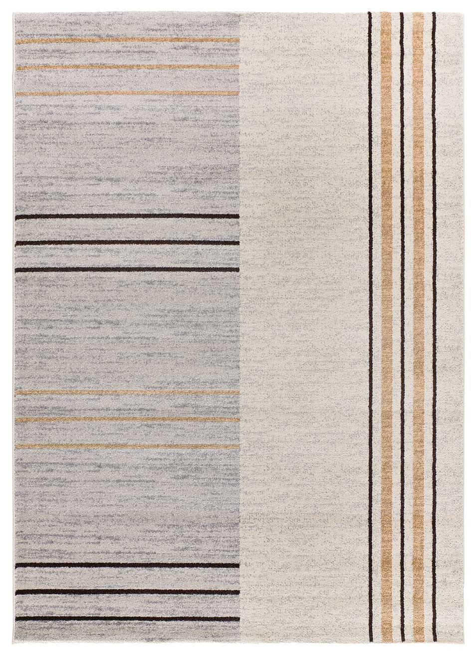 Atticgo Webteppich Grau, Beige 133x190 cm