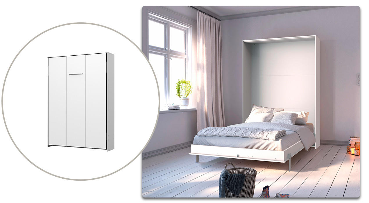 Kleines Schlafzimmer einrichten - Klappbett