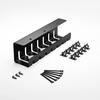 KABELKANAL Schwarz, Set A - Schwarz, Metall (43/10/12cm) - Albatros