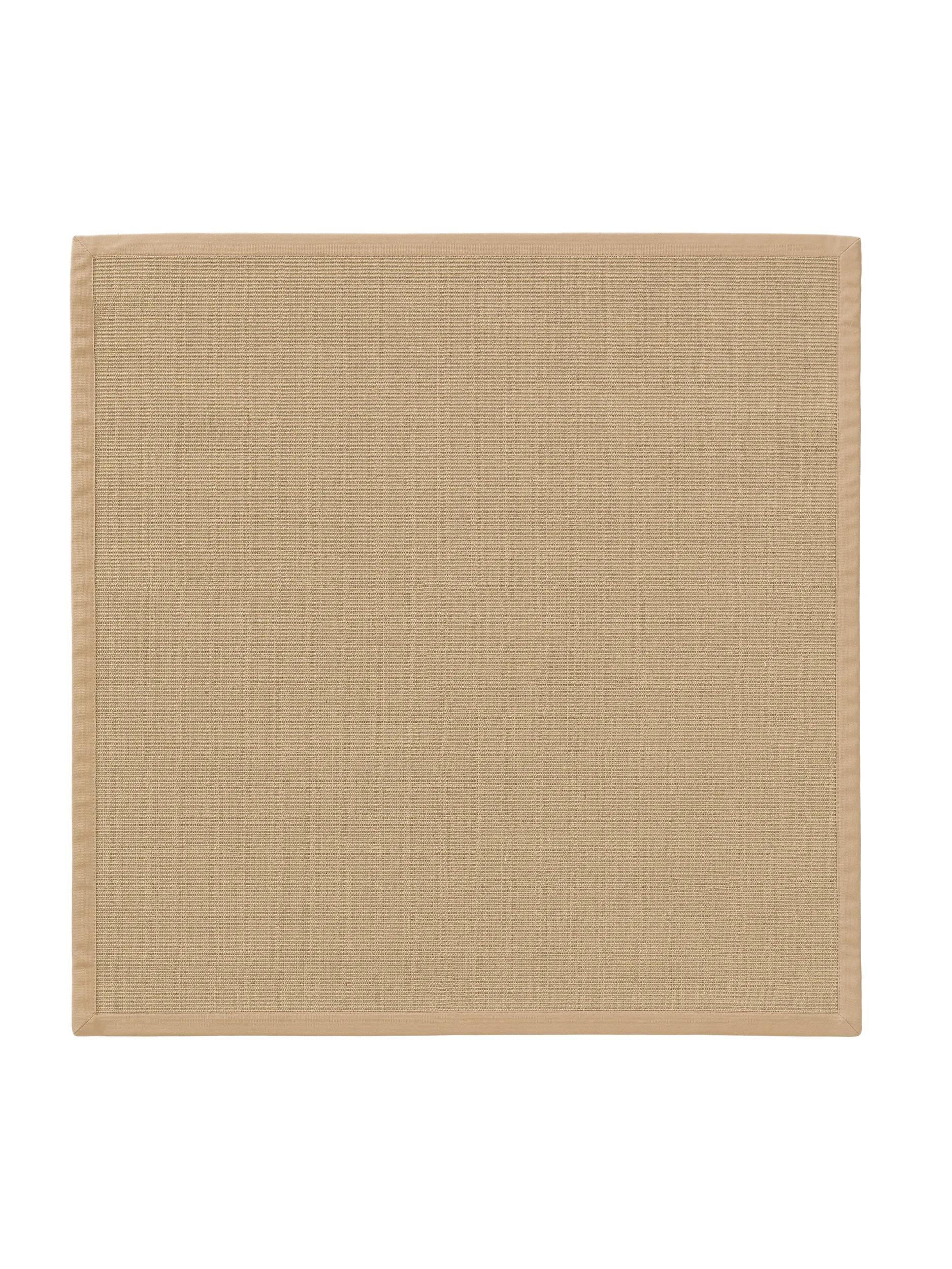 SISALTEPPICH Sana Cream 150x150 cm - Creme, Textil (150/150cm) - benuta Nest
