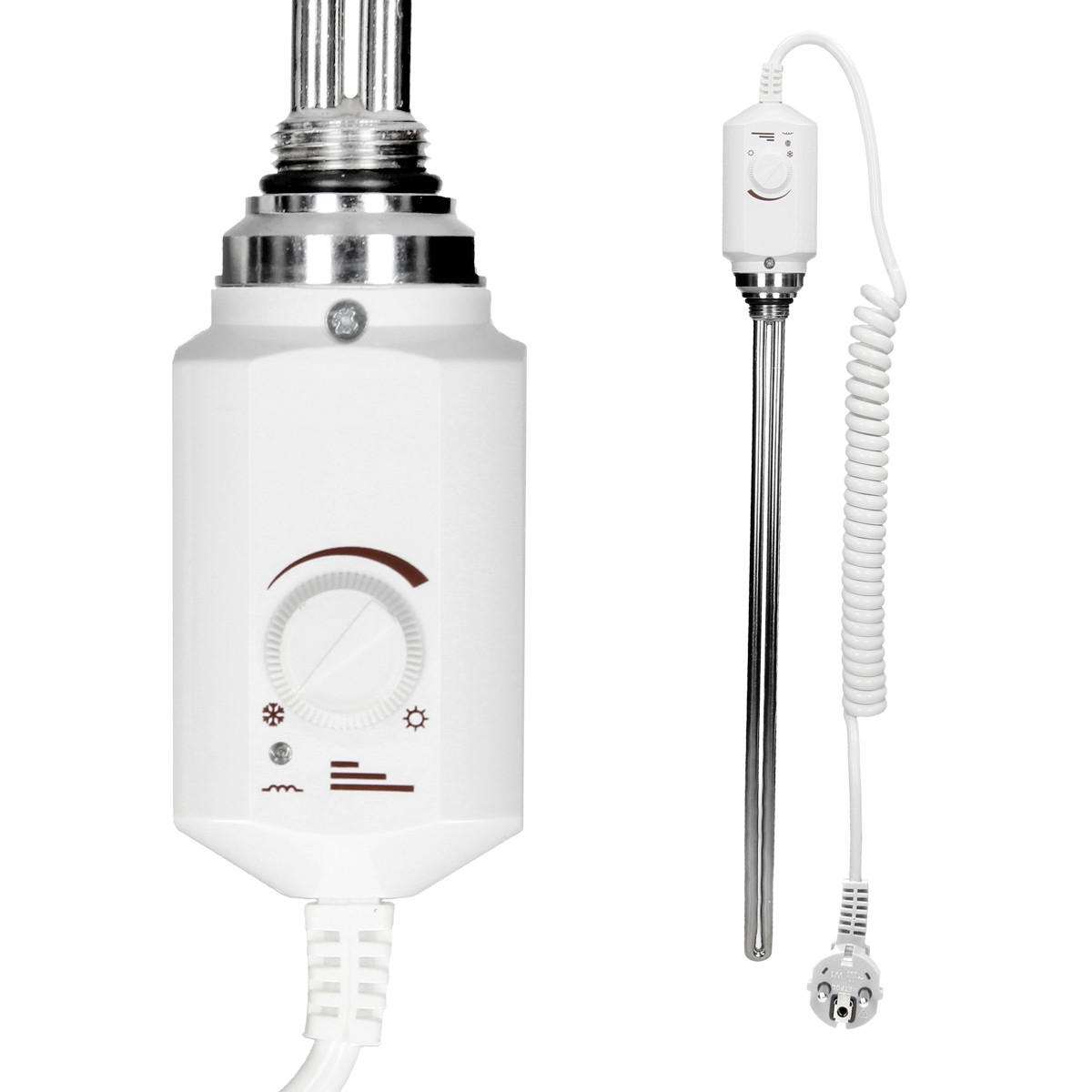 KOUŘOVÝ VÝTOK - bílá, kov (30/140/3cm) - LuxeBath