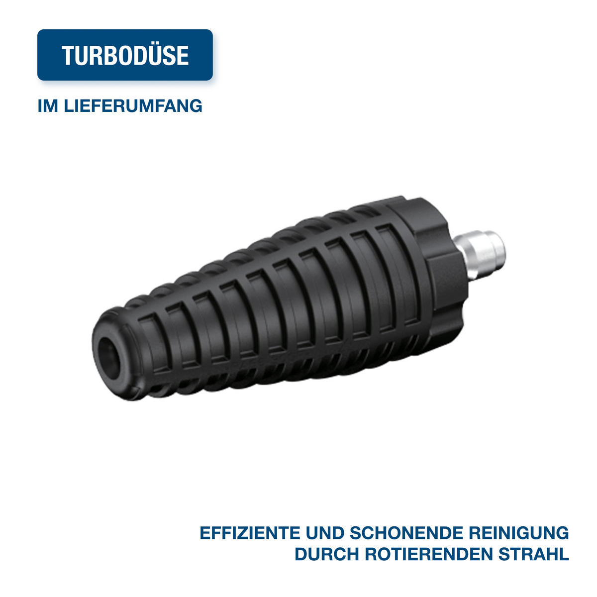 ELEKTRO-HOCHDRUCKREINIGER HPW3100IE (3100W, 190bar, 660 l/h, Induktionsmotor, Blau) - Blau, Kunststoff (33/93/33cm) - HYUNDAI