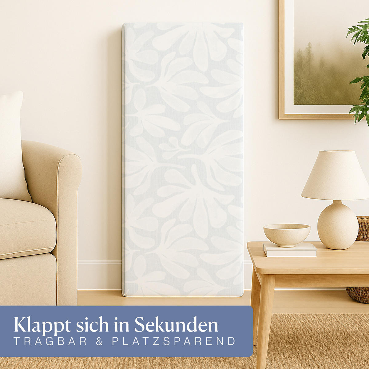 SPIELMATTE Willow Frost grün 122x183 - Grün, Kunststoff (122/183cm)