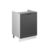SKŘÍŇKA POD DŘEZ Fame-Line, Tmavě šedá/Bílá, 60 cm - bílá/tmavě šedá, kompozitní dřevo (60/82/51.6cm) - Vicco