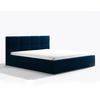 POLSTERBETT Monor 160/200 cm in Blau – mit Bettkasten und viel Komfort - Blau/Schwarz, Holz/Holzwerkstoff (160/200cm) - AX Living