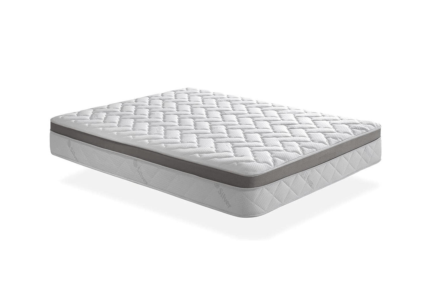 MATRATZE 90x190 Visco Premium H2/H3 30 cm - Weiß, Textil (90/190cm) - Simpur