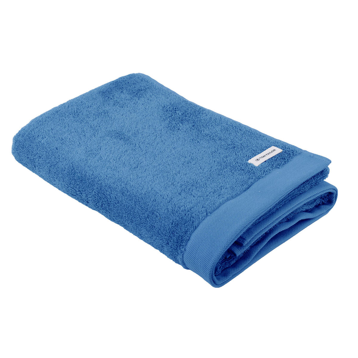 HANDTUCH-SET Color Bath, 12-tlg. Blau 100% Baumwolle - Blau, Naturmaterialien (60/120cm) - Tom Tailor