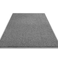 FUSSMATTE Rutschfest Fußmatte Außen und Innen,Dunkelgrau ,60*90cm - Grau, Textil (60/90cm) - Kaket