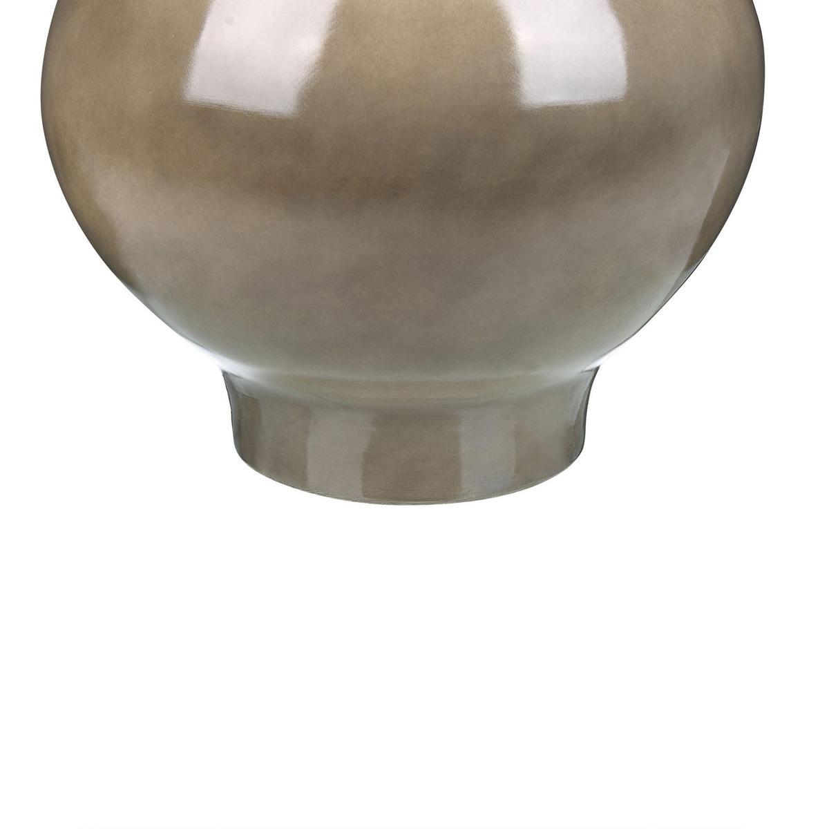 BLUMENVASE Terrakotta beige Magan - Beige, Stein (31cm) - Beliani