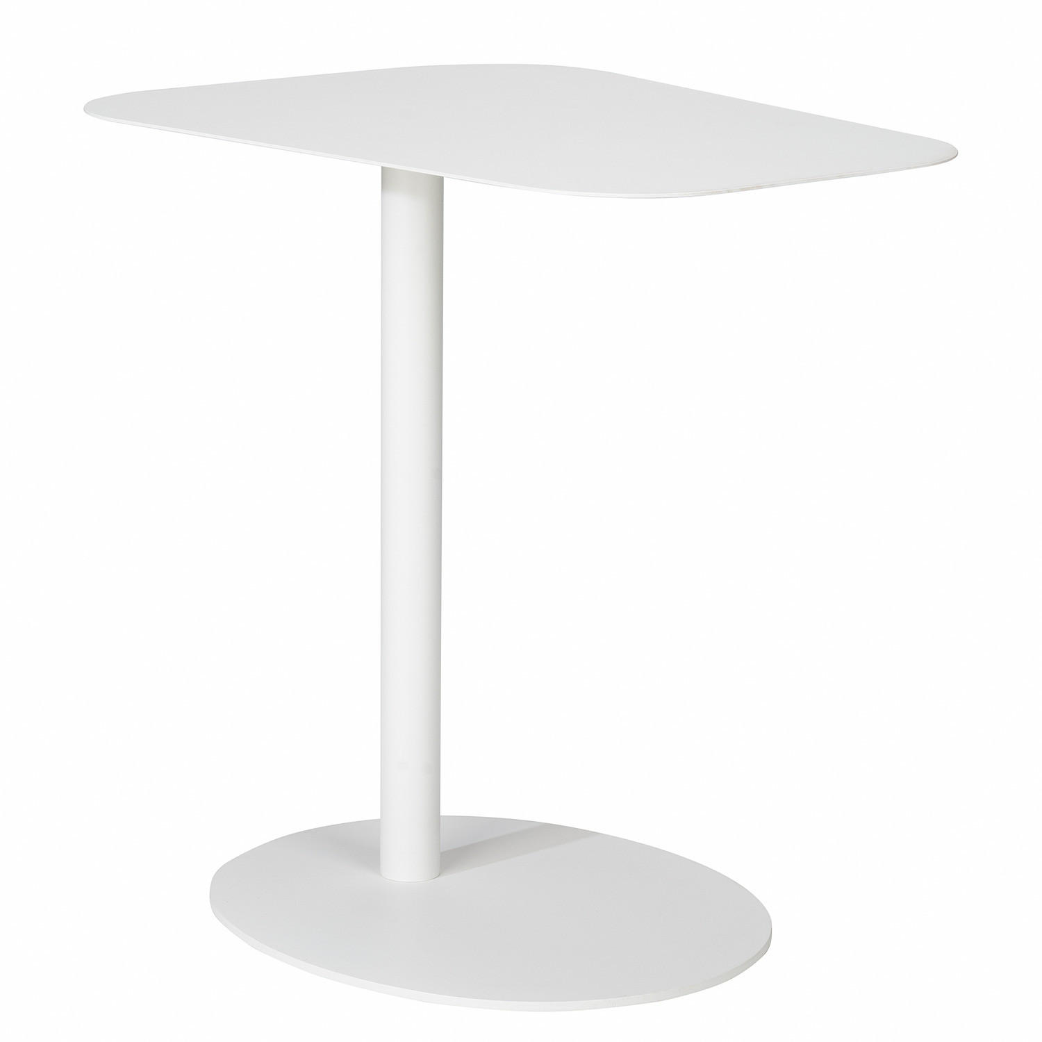 HOME24 Beistelltisch Lothrop - Weiß, Metall (50/50/38cm) - home24