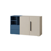 KINDERKOMMODE LIMA 07 135/80/40 cm in Kaschmir/Meeresblau - Kaschmir/Blau, Holzwerkstoff (135/80/40cm) - Deine Möbel 24