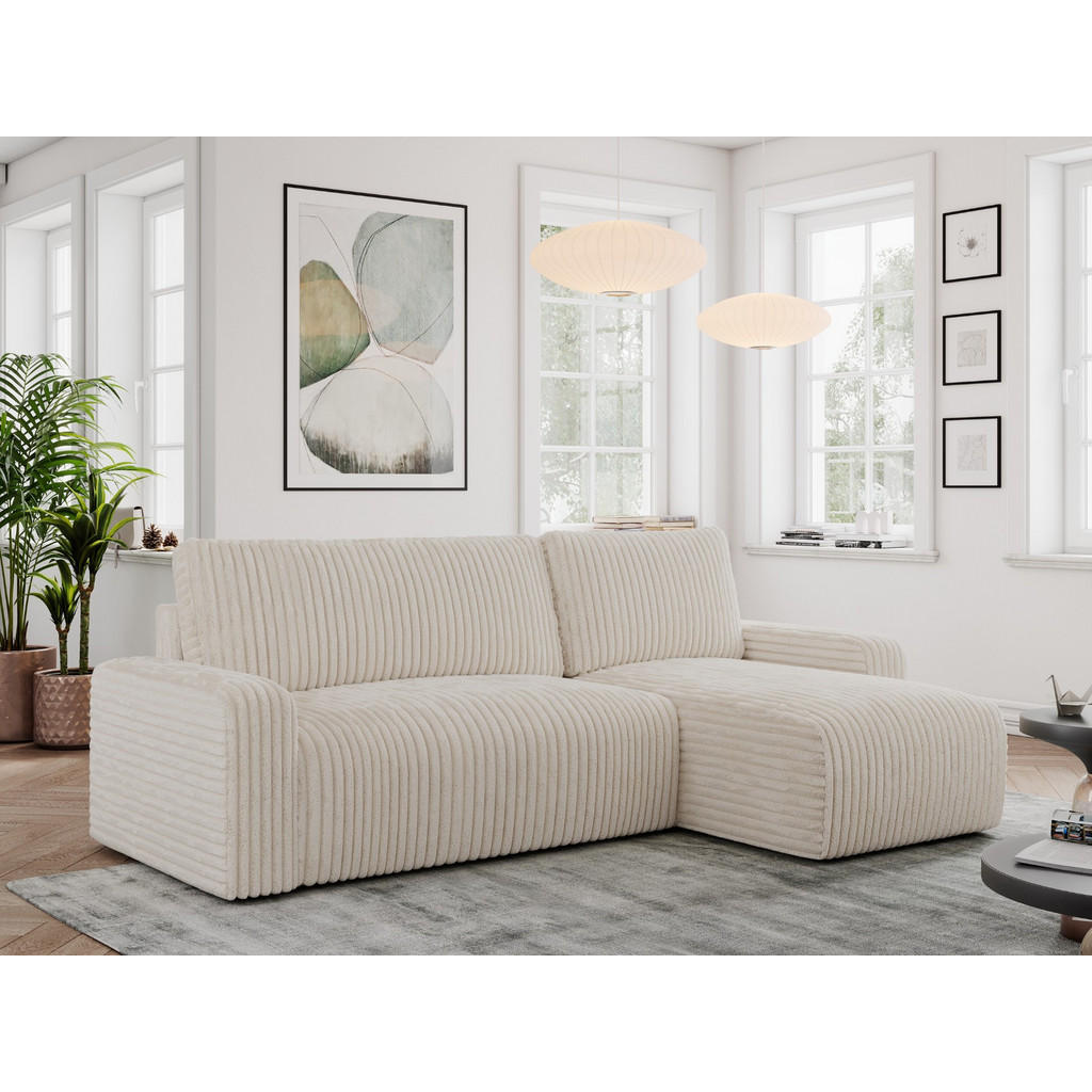 Thumbnail - MKS Ecksofa, Beige, Textil, 3-Sitzer, L-Form,L-Form, 245x150 cm, Oeko-Tex®, Wohnzimmer, Sofas & Couches, Wohnlandschafte...