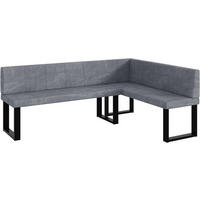 ECKBANK PETER_U - Grau, Textil (142/196cm) - Meblini